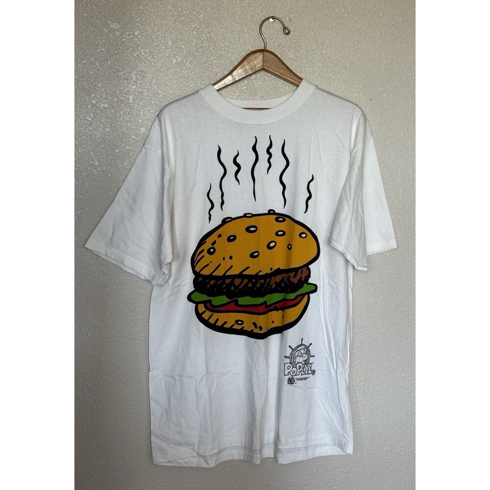 Stanley Desantis 90’s Popeye Wimpy Burger T Shirt Super Rare XL